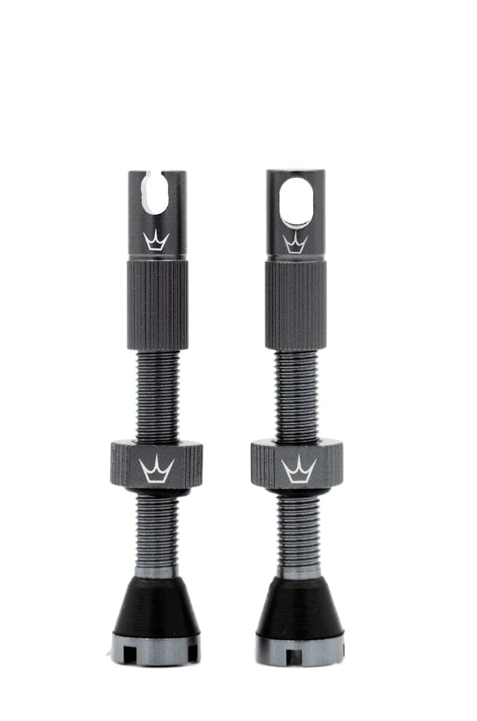 Tubeless ventiel PEATY'S  X chris king (mk2) slate tubeless valves 42mm (ptv2-42-slt-12)