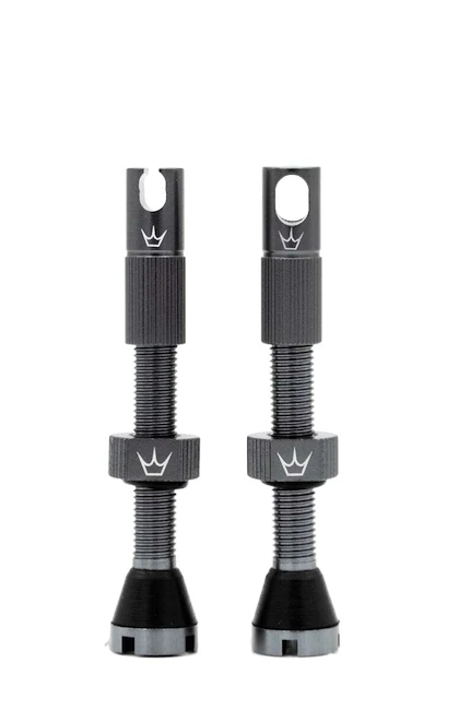Tubeless ventiel PEATY'S  X chris king (mk2) slate tubeless valves 42mm (ptv2-42-slt-12)