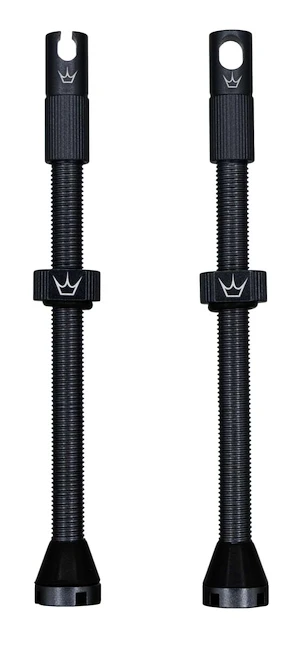 Tubeless ventiel PEATY'S  X chris king (mk2) slate tubeless valves - 80mm (ptv2-80-slt-12)