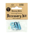 Tubeless ventiel PEATY'S  X chris king (mk2) turquoise tubeless valves accessory kit (ptv2-accs-trq-12)