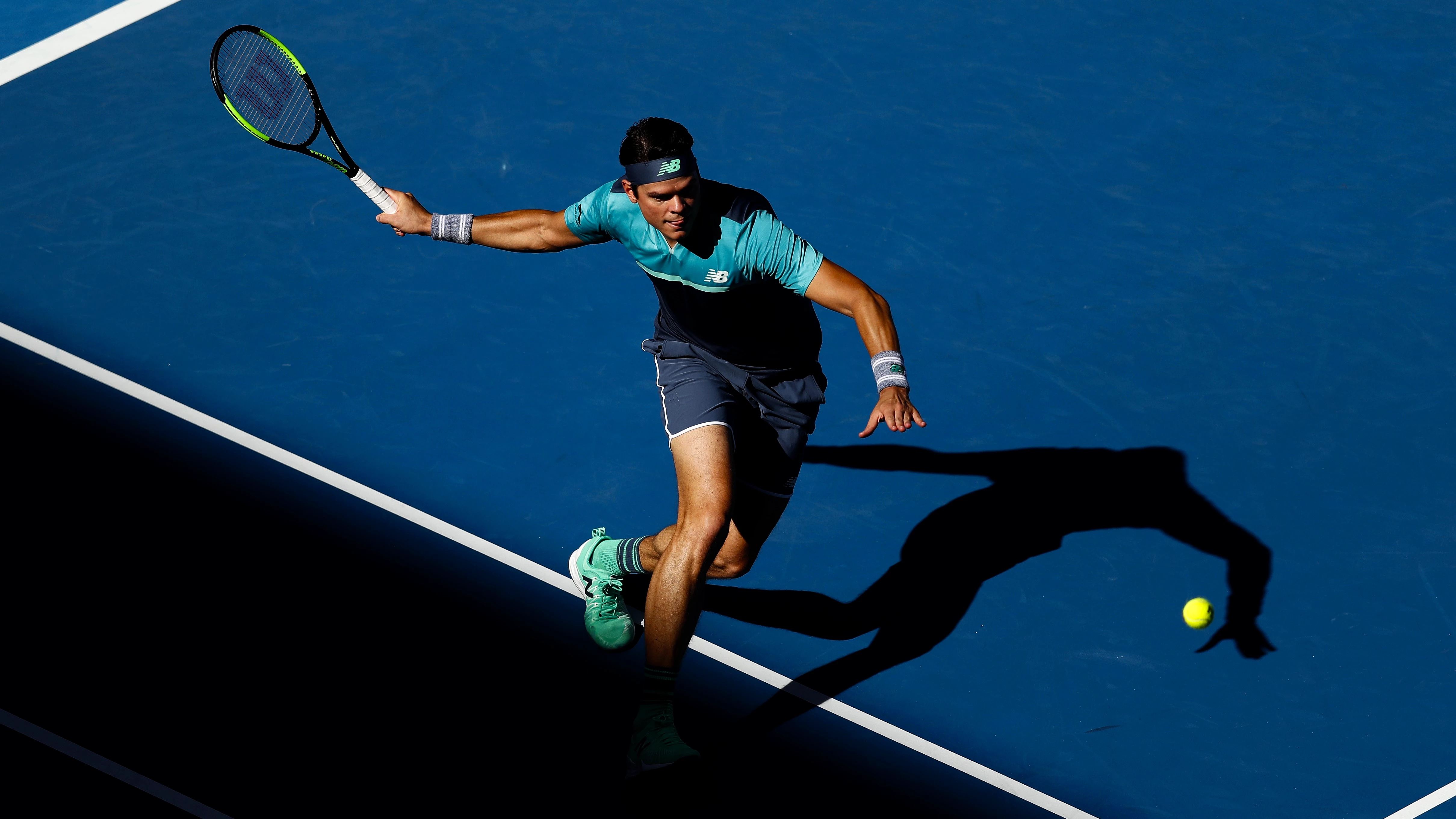 Milos Raonic op de Australian Open