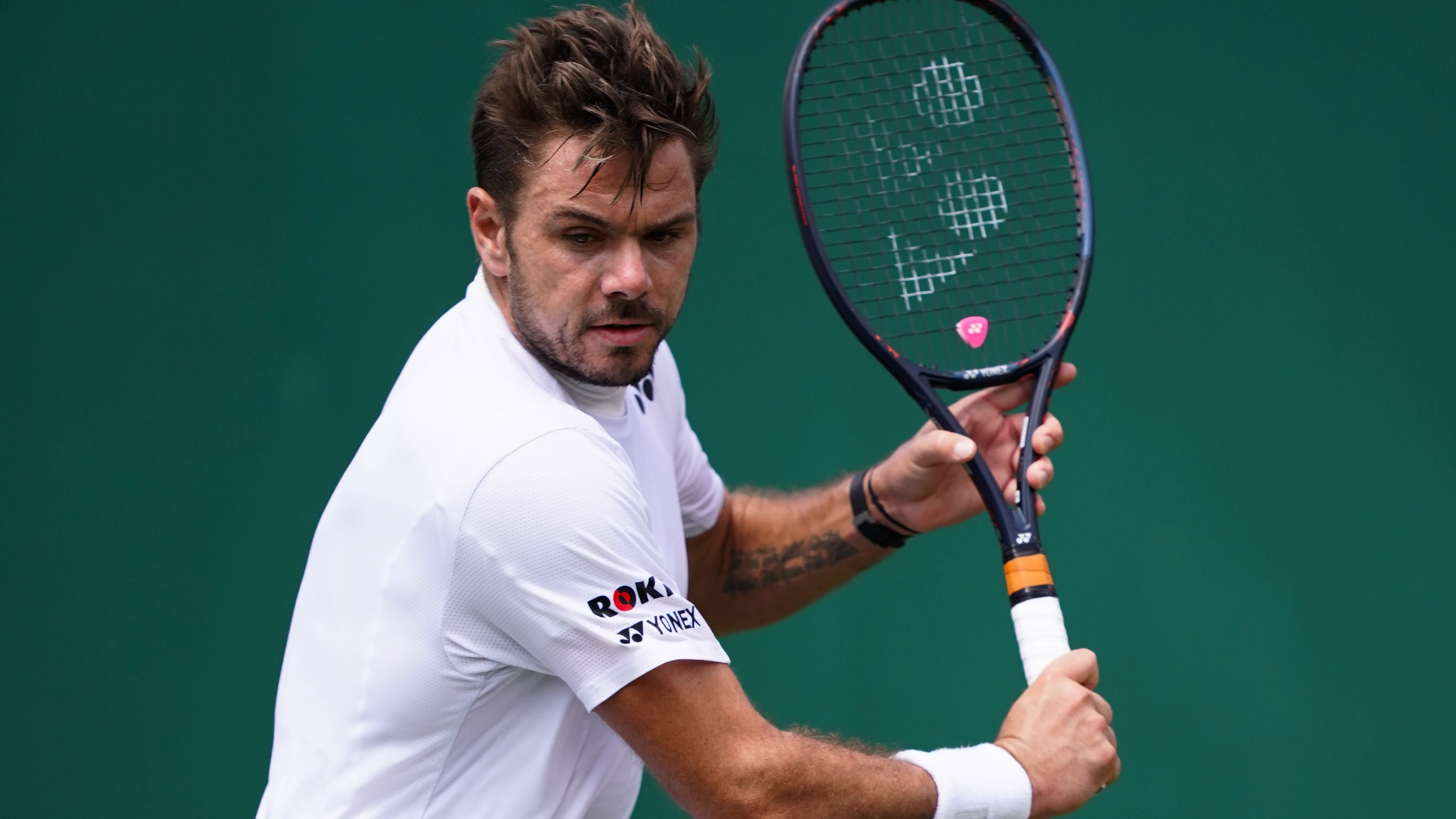 Stanislas Wawrinka op Wimbledon