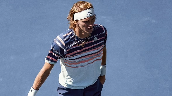 Alexander Zverev en nieuwe adidas-kleding