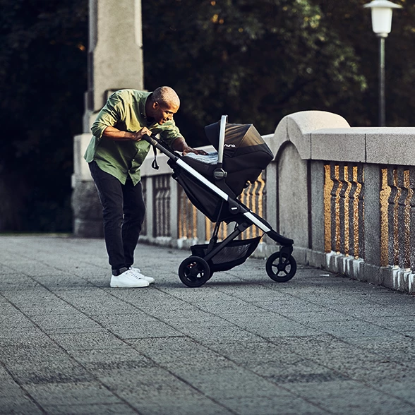 De Thule Spring buggy heeft een verstelbare rugleuning