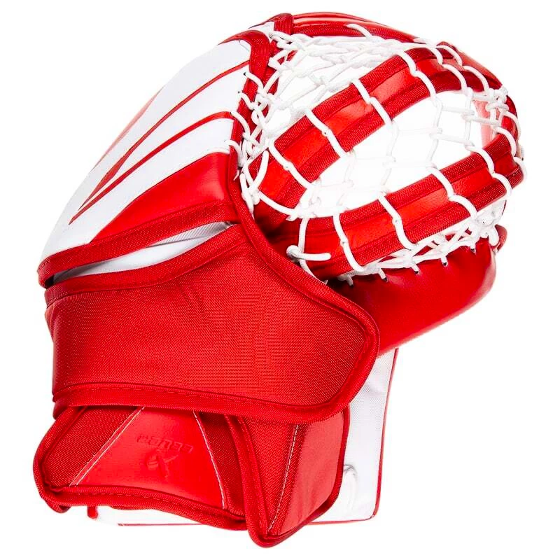 Vanghandschoen Bauer Supreme MVPRO White/Red Intermediate linkerhand (regular)