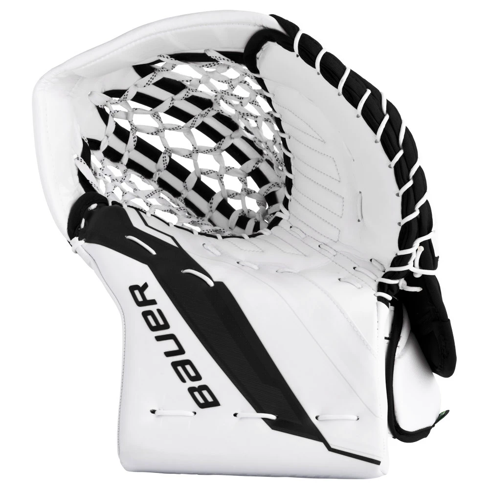 Vanghandschoen Bauer Supreme Shadow White/Black Senior linkerhand (regular)