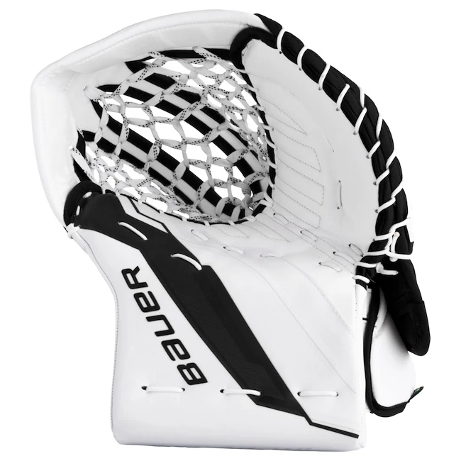 Vanghandschoen Bauer Supreme Shadow White/Black Senior linkerhand (regular)