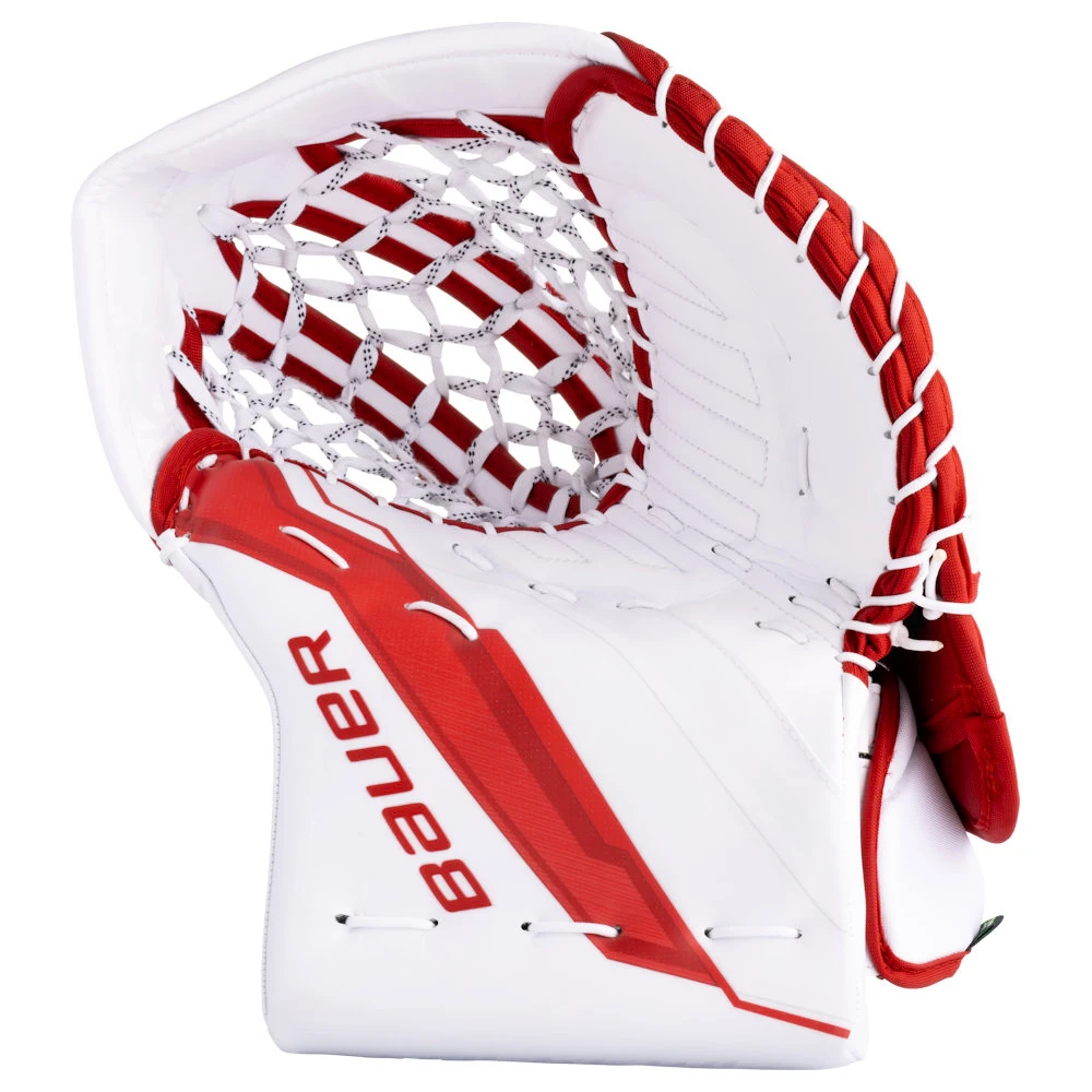 Vanghandschoen Bauer Supreme Shadow White/Red Senior linkerhand (regular)