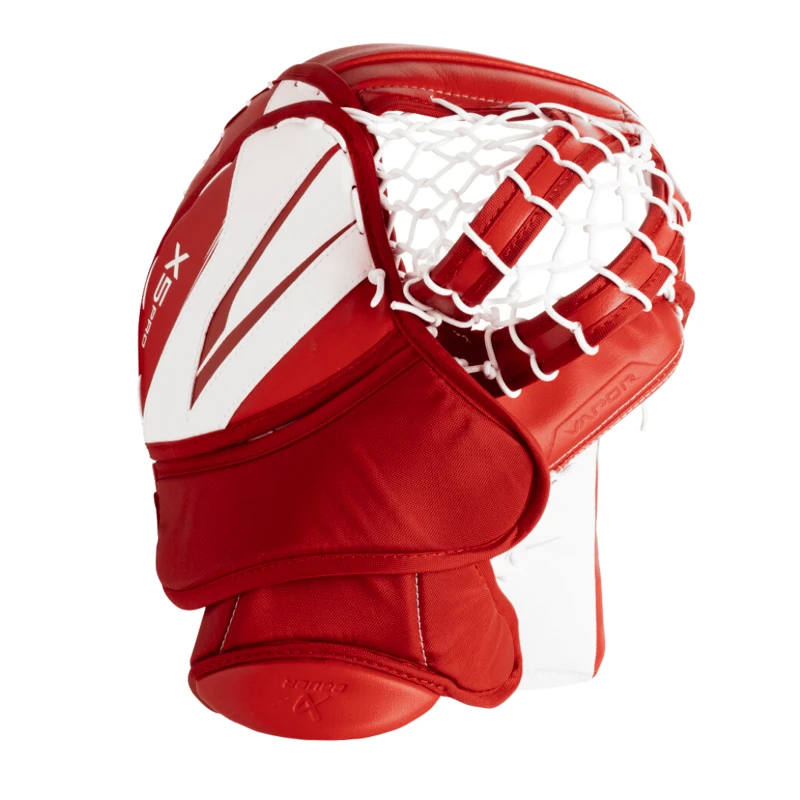 Vanghandschoen Bauer Vapor X5 Pro White/Red Intermediate linkerhand (regular)