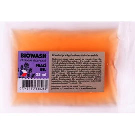 Wasmiddel Biowash vzorek pracího gelu levandule/lanolín na vlnu, 30 ml