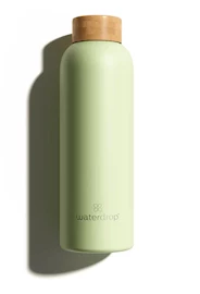Waterdrop RVS fles pastel olijf mat 600 ml