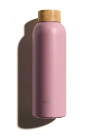 Waterdrop RVS fles pastel roze mat 600 ml