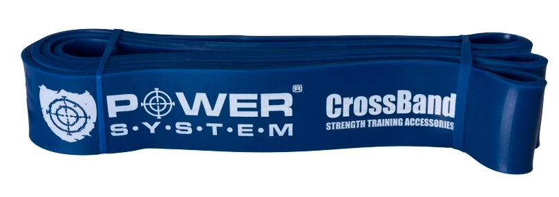 Weerstandsband Power System  Cross Band Level 4 Blauw
