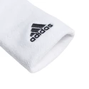 Zweetbandjes adidas  Tennis Wristband Large White