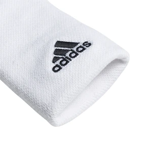 Zweetbandjes adidas  Tennis Wristband Large White