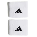 Zweetbandjes adidas  Tennis Wristband Small White