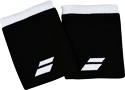 Zweetbandjes Babolat  Logo Jumbo Wristband Black/White (2 Pack)