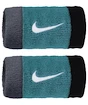 Zweetbandjes Nike  Swoosh Doublewide Wristbands Cool Grey