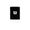 Zweetbandjes Wilson  Extra Wide Wristband Black/White